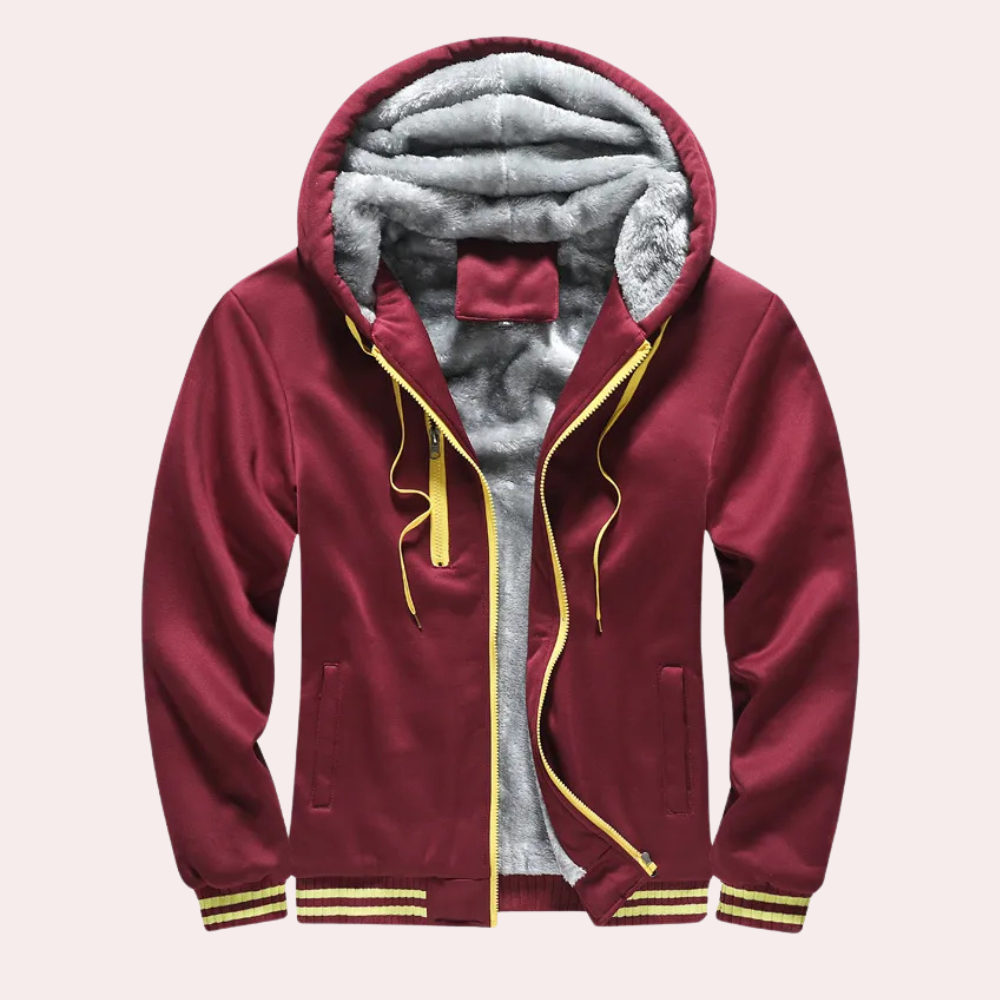 Mäns avslappnad hoodie med mjukt foder – lätt för sommaren