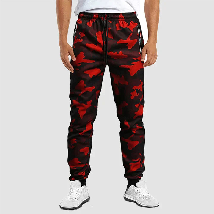 Herrens camouflagebyxor – trendiga lätta joggers