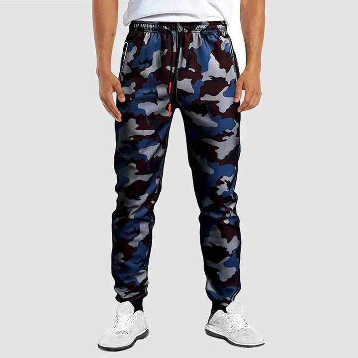 Herrens camouflagebyxor – trendiga lätta joggers