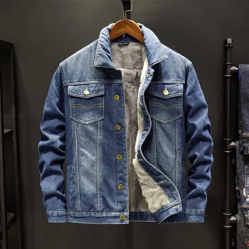Mans denimjacka – stilren och mångsidig året runt