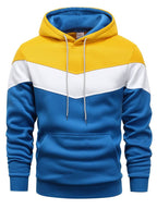 Mansblockfärgad hoodie – stiligt, mysigt och mångsidigt plagg
