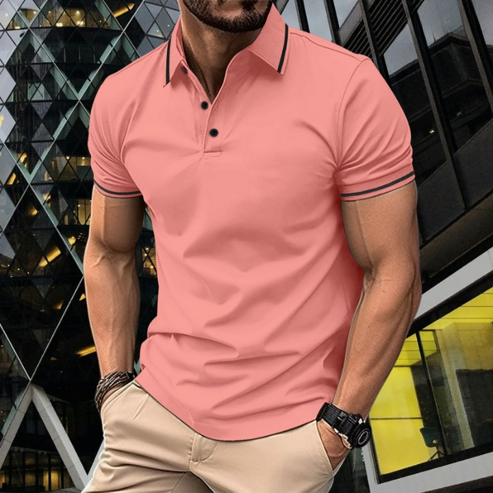 Herrklassisk polo - mångsidig casual stil för alla tillfällen