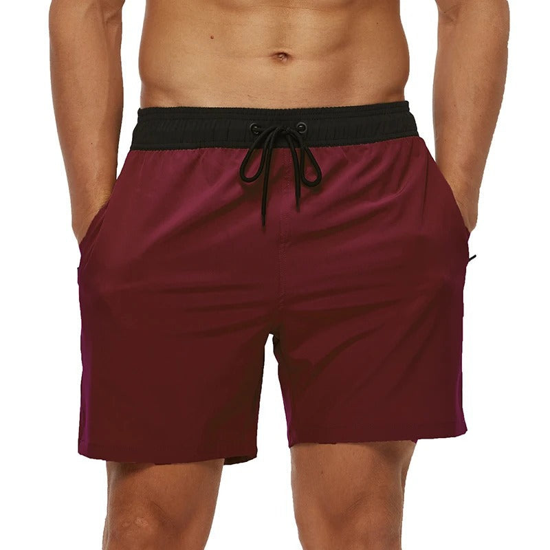 Leichtvikts badshorts för män - snabbtorkande simbyxor för sommarnöje vid stranden