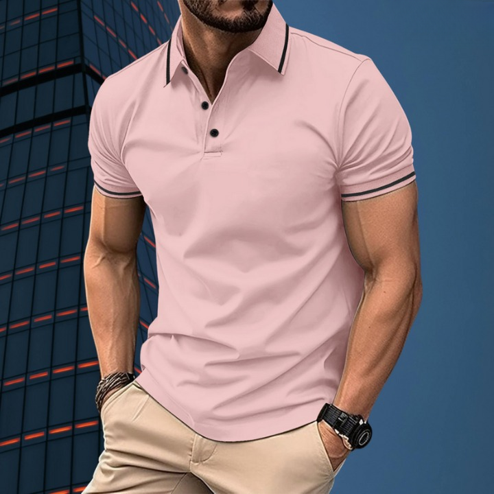 Herrklassisk polo - mångsidig casual stil för alla tillfällen