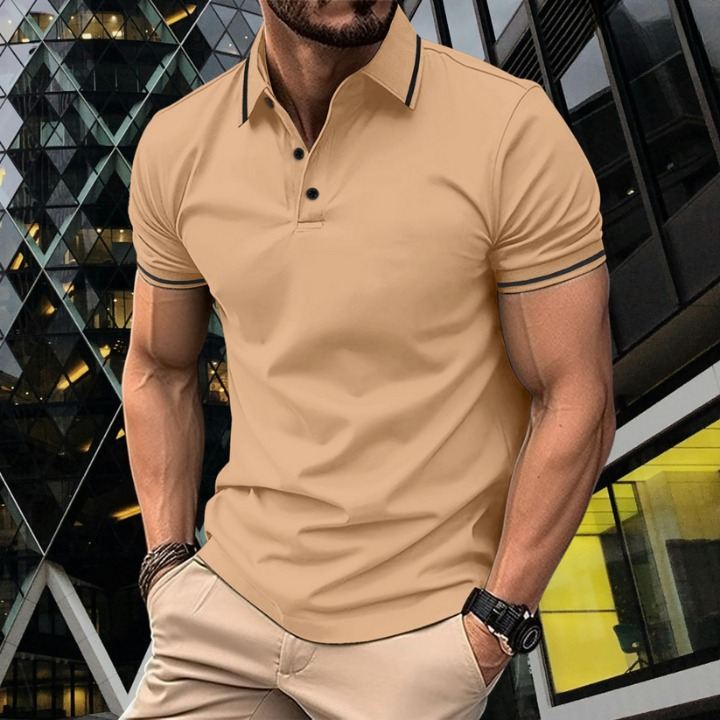 Herrklassisk polo - mångsidig casual stil för alla tillfällen