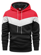 Mansblockfärgad hoodie – stiligt, mysigt och mångsidigt plagg