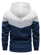Mansblockfärgad hoodie – stiligt, mysigt och mångsidigt plagg