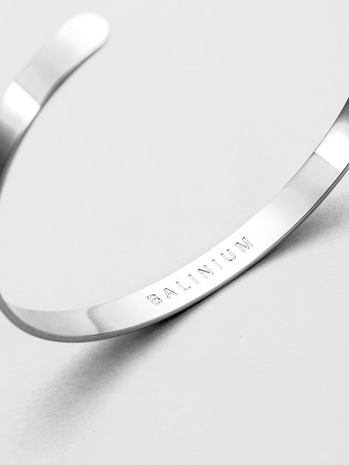 Unisexarmband i silver – Stel modell, en storlek