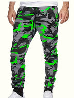 Herren hose med camouflagemönster – trendiga joggers