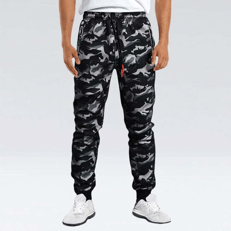 Herrens camouflagebyxor – trendiga lätta joggers