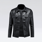 Herrskinnjacka i Tidlös Bikerstil – Premium Kvalitet & Stil