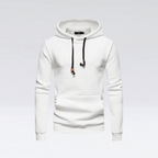 Hoodie för män med kviltad design – lätt och stilren