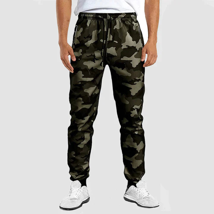 Herrens camouflagebyxor – trendiga lätta joggers
