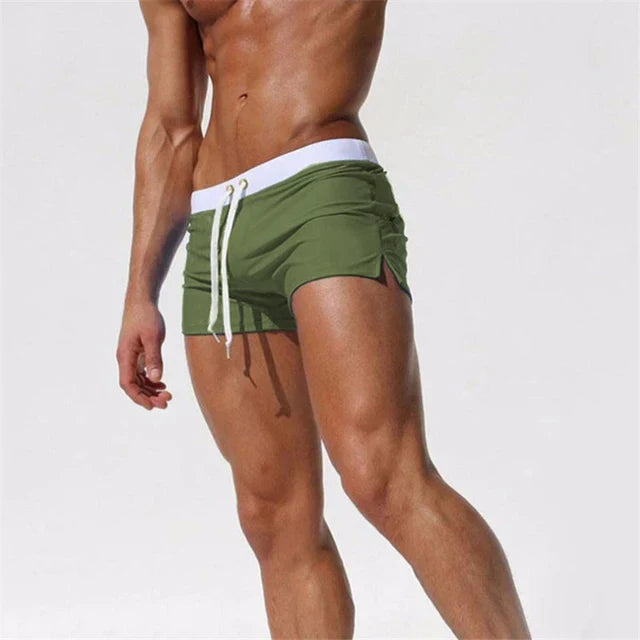Herrarnas snabba torkande badshorts – modern strandmode för aktiva livsstilar