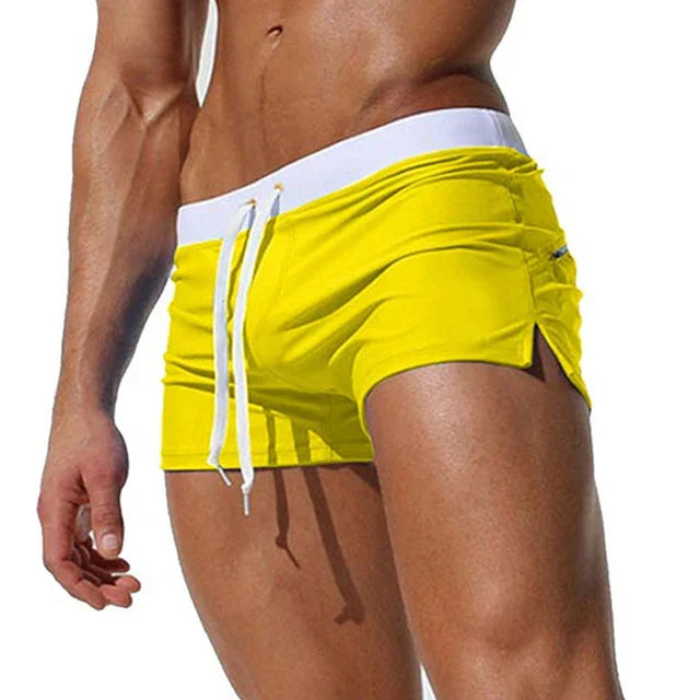 Herrarnas snabba torkande badshorts – modern strandmode för aktiva livsstilar