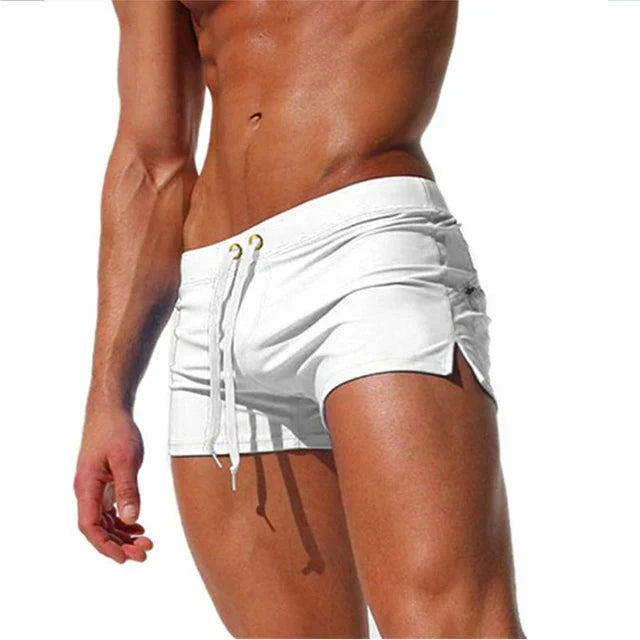 Herrarnas snabba torkande badshorts – modern strandmode för aktiva livsstilar