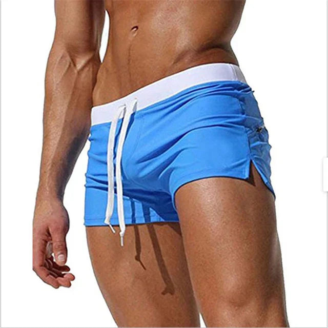 Herrarnas snabba torkande badshorts – modern strandmode för aktiva livsstilar
