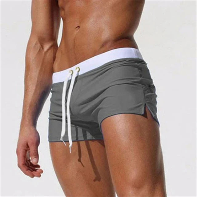 Herrarnas snabba torkande badshorts – modern strandmode för aktiva livsstilar