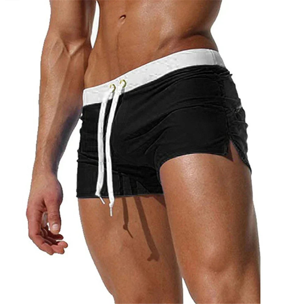 Herrarnas snabba torkande badshorts – modern strandmode för aktiva livsstilar