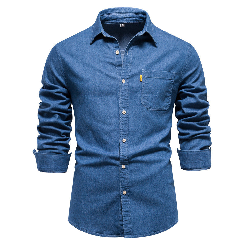 Klassisk denimskjorta – mångsidig skjorta för män
