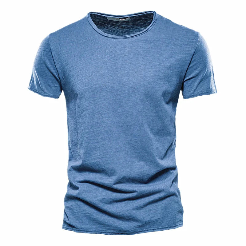 Luftig herr t-shirt för sommaren - mångsidig och avslappnad passform