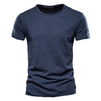 Luftig herr t-shirt för sommaren - mångsidig och avslappnad passform