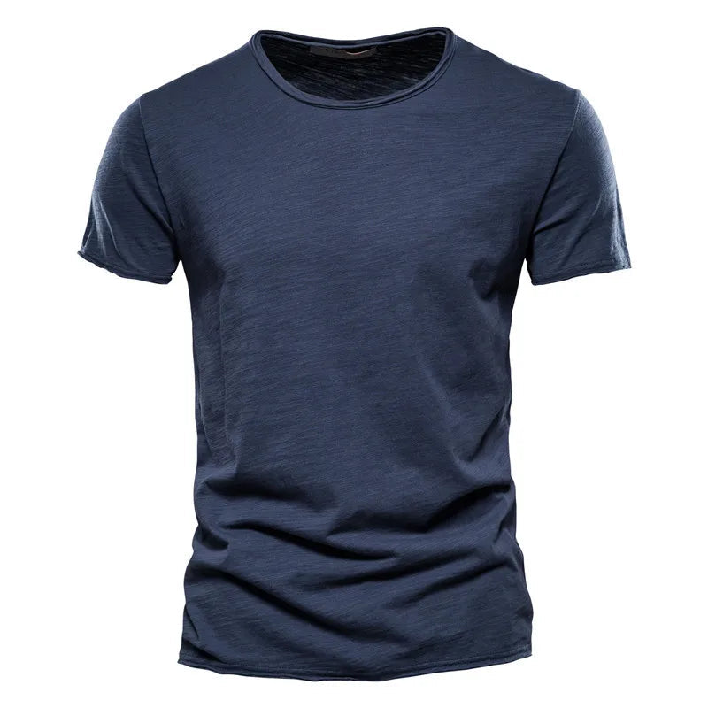 Luftig herr t-shirt för sommaren - mångsidig och avslappnad passform
