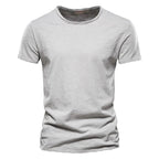 Luftig herr t-shirt för sommaren - mångsidig och avslappnad passform