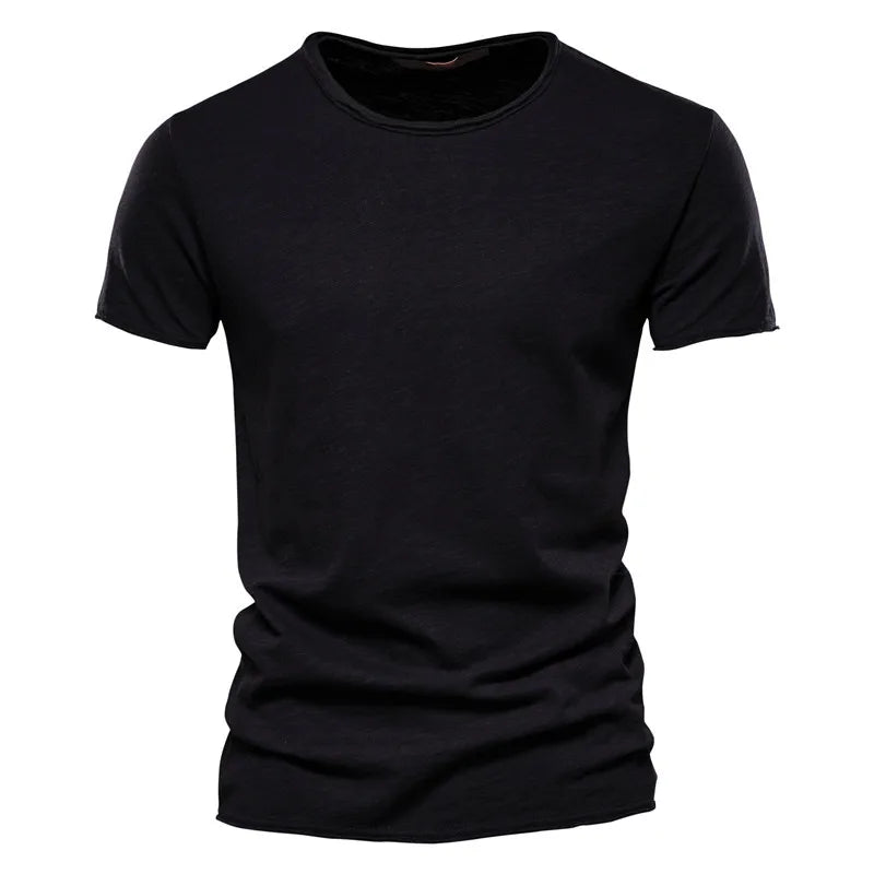 Luftig herr t-shirt för sommaren - mångsidig och avslappnad passform