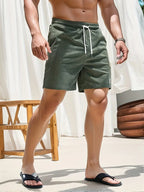 Badshorts för män - trendig strandmode