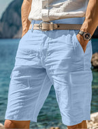 Herrlinne cargo shorts - stiliga och praktiska sommarplagg