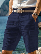 Herrlinne cargo shorts - stiliga och praktiska sommarplagg