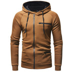 Herr zip-up hoodie – slitstark och trendig för vardagsstil