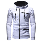 Herr zip-up hoodie – slitstark och trendig för vardagsstil